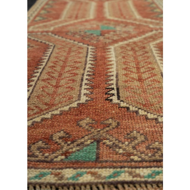 Turkish Turkish Mini Rug Oriental Hand Knotted Vintage Rug 1'9" x 3'1" #21160 For Sale - Image 3 of 8
