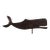 Vintage Whale Wall Art Print - Nautical Folk Art by Albert Ryder, 54" X 36" For Sale