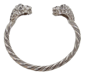 Lion Heads Bracelet in 925 Silver, 1960s