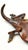 1980s Michael Storey Metal Sculpture Lizard Shelf or Wall Hanging For Sale - Image 10 of 11
