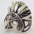 1970s Vintage Italian Handmade Genuine Silver Venetian Carnival Mask Figurine Miniature For Sale - Image 5 of 10