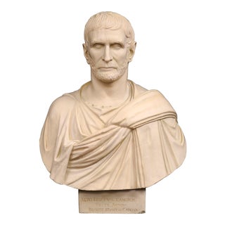 Plaster Bust of Brutus For Sale