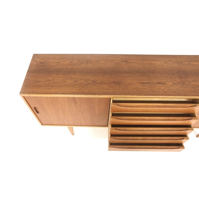 Brown Vintage Swedish Sideboard, 1950s For Sale - Image 8 of 10