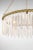 2020s Reverie Brass and Crystal 3-Light Circular Contemporary Chandelier For Sale - Image 5 of 8