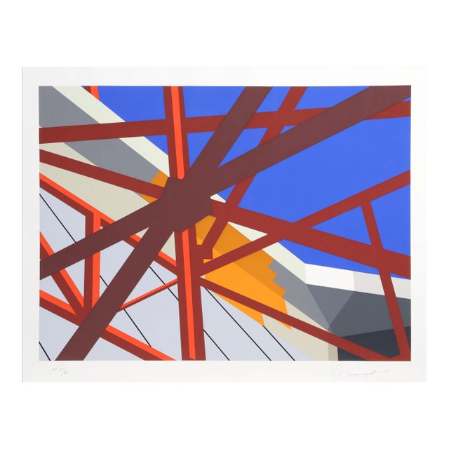 Allan D'Arcangelo, Web, Abstract Silkscreen For Sale