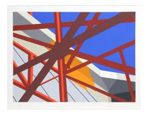 Allan D'Arcangelo, Web, Abstract Silkscreen