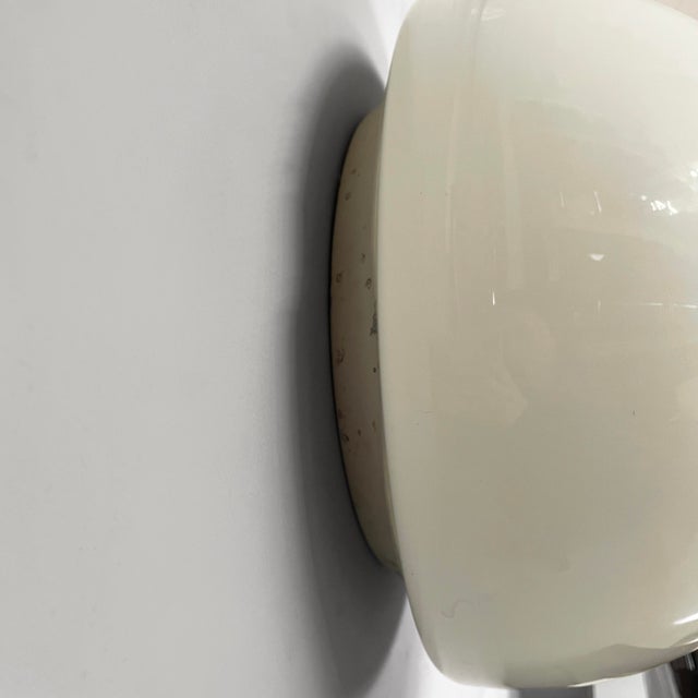 Italian Modern Velella Wall Lamps in Opaline Glass by Achille and Pier Giacomo Castiglioni for Flos, 1970s, Set of 2 For Sale - Image 13 of 15