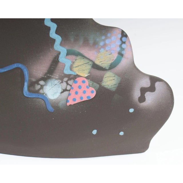 Late 20th Century Postmodern Studio Pottery Teapot Sculpture Signed by Artist Madeline Kaczmarczyk For Sale - Image 5 of 8