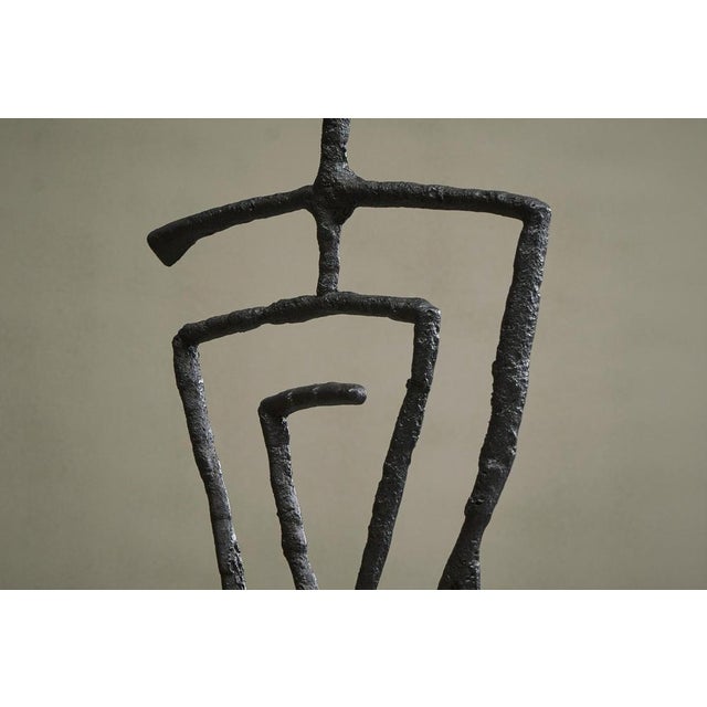 Vintage Accent Chairs in Iron and Beech by Philippe Starck, 1980s, Set of 2 For Sale - Image 6 of 18