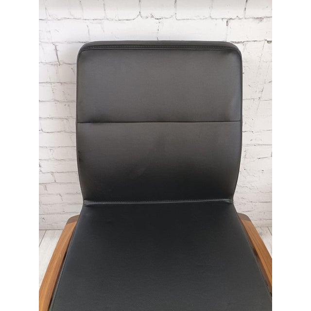 Vintage Leather Dining Chairs by Sven Christiansen, Set of 4 For Sale - Image 10 of 18