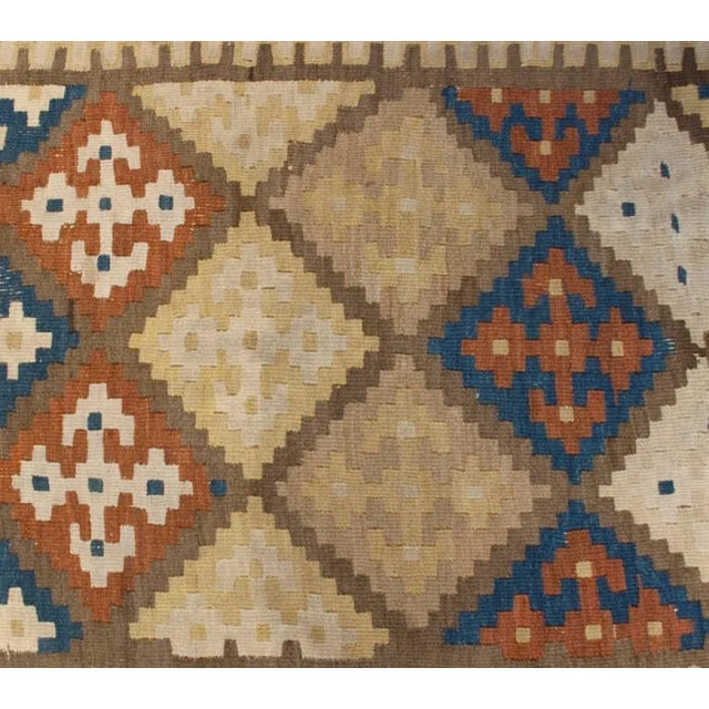 Early 20th Century Shiraz Kilim Runner For Sale - Image 4 of 4