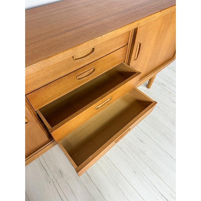 Vintage Minimalistic Teak Sideboard from Bartels,1960s For Sale - Image 12 of 16