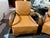 Art Deco Bridge Chairs with Moustache Detail, 1940s, Set of 2 For Sale - Image 3 of 6