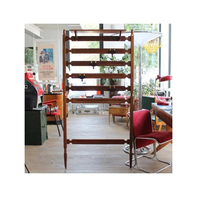 Wood Wall Coat Rack, Italy, 1960s For Sale - Image 7 of 7