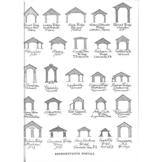 White "Covered Bridges of the Northeast: The Complete Story in Words and Pictures" 1957 Allen, Richard Sanders For Sale - Image 8 of 10