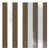 Sample - Schumacher Edwin Stripe Medium Wallcovering In Brown & Sky For Sale