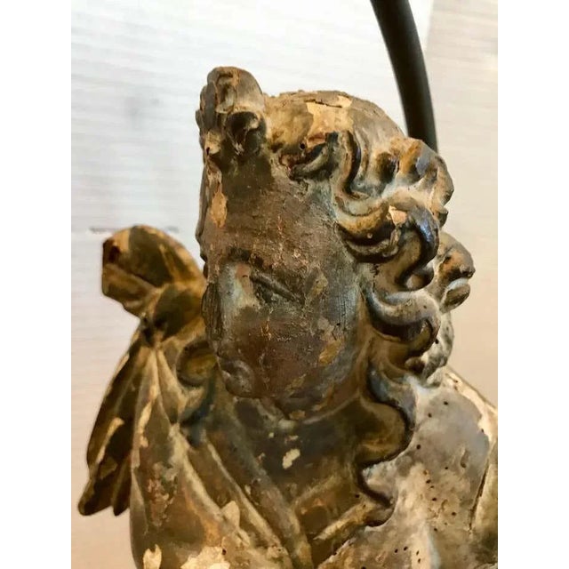 Pair of 17th Century Italian Figural Prickets Now Mounted as Lamps For Sale - Image 11 of 12