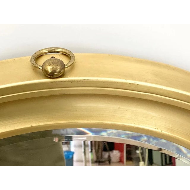 Mid-Century Italian Golden Aluminum Mirror by Sergio Mazza for Artemide, 1960s For Sale - Image 16 of 18