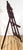 Vintage American 20th C Carved Mahogany Baroque Revival Easel Floor Display Stand For Sale - Image 11 of 15
