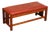 Stickley Mission Collection Cherry Spindle Bench For Sale