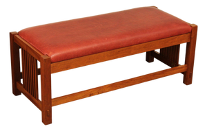 Stickley Mission Collection Cherry Spindle Bench