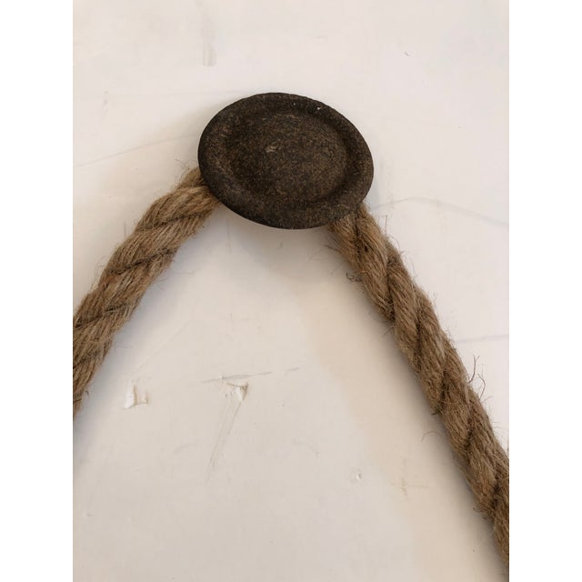 Campaign Style Round Mirrors- a Pair For Sale In Philadelphia - Image 6 of 9