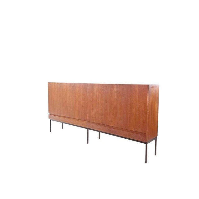 Behr Vintage B60 Highboard in Teak by Dieter Waeckerlin for Behr, 1960s For Sale - Image 4 of 10