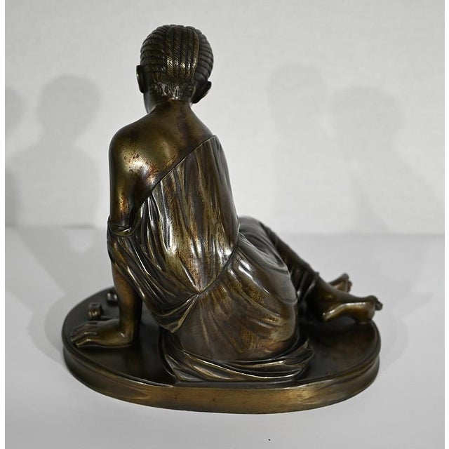 La Joueuse d’Osselets, 19th-Century, Bronze For Sale - Image 4 of 15