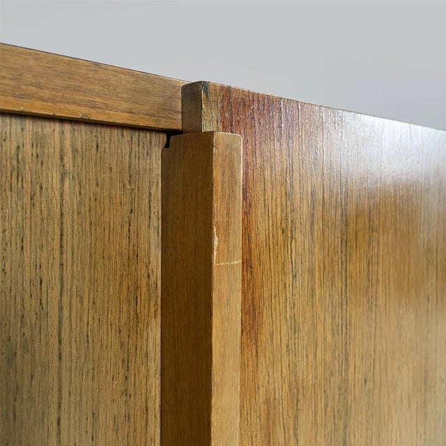 Italian Modern Wooden and Metal Sideboard, 1970s For Sale - Image 16 of 18