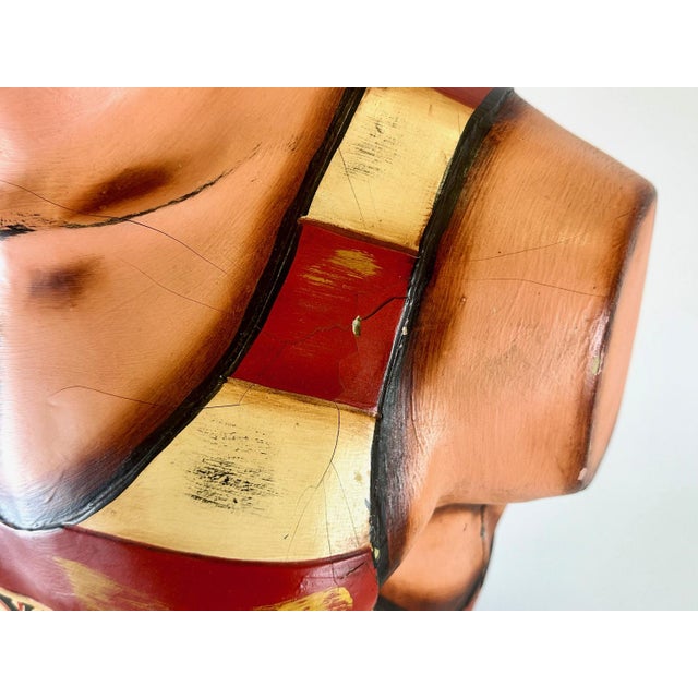 Coney Island Mens Swim Club Torso Mannequin on Stand, 1960s For Sale - Image 11 of 18