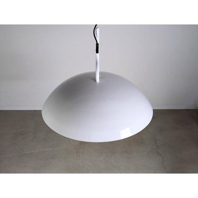 Metal Moon Dome Hanging Lamp by Elio Martinelli for Luce For Sale - Image 7 of 14