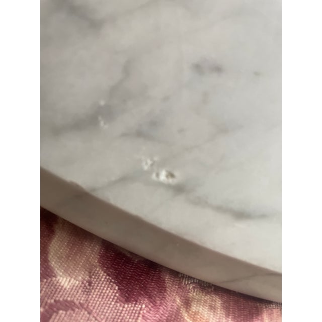 Mid 20th Century Victorian-Style Marble-Top Parlor Table For Sale - Image 9 of 9