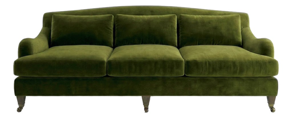 Sophie Conran Felix 4 Seater Sofa in Moss Velvet