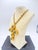 Vintage Alexis Kirk Style Faceted Blue Sunburst Necklace W/ Original Chain Set For Sale - Image 17 of 17