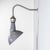 Industrial Industrial Grey Benjamin Crysteel Enamelled Parabolic Lamp, 1950s For Sale - Image 3 of 10