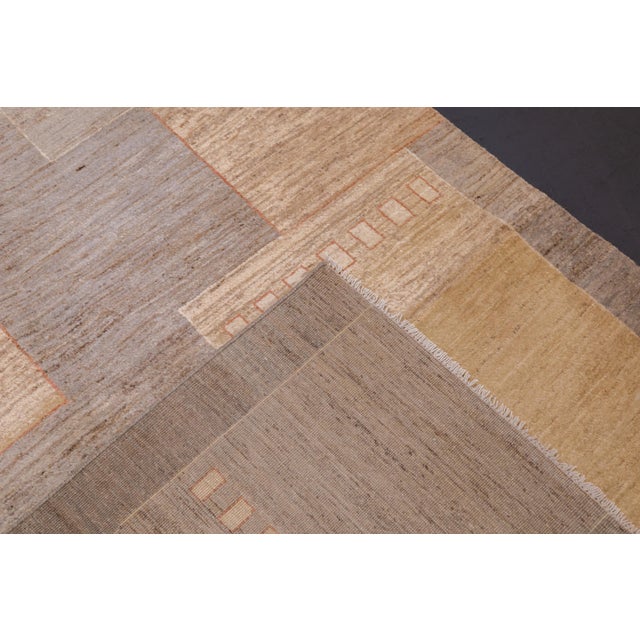Beige Contemporary Gabbeh Rug 4'10'' X 6'6'' For Sale - Image 8 of 11