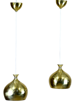 Pendant Lamp by Helge Zimdal for Falkenbergs Belysning Ab, Sweden, 1960s, Set of 2
