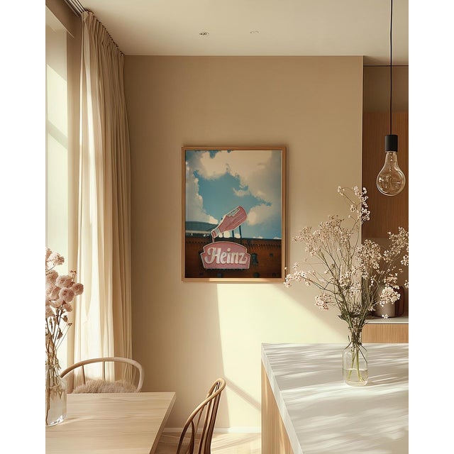 Heinz Ketchup Sign Dimension: 13" W x 19" H in Archival gicleé fine art print in matte finish Edition: Open An iconic sign...