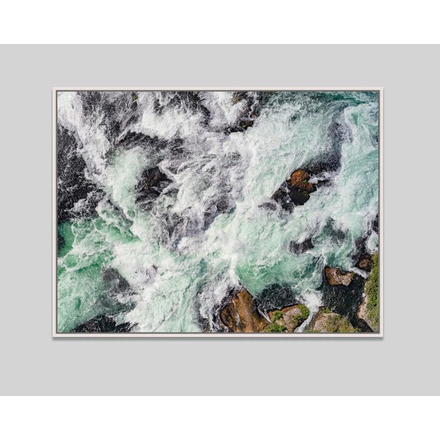 Contemporary "AV_Rhine_Falls_009" Contemporary Aerial View Limited Edition Photograph by Bernhard Lang For Sale - Image 3 of 7