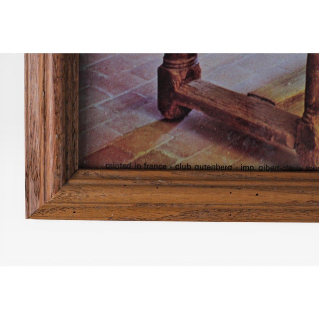 1980s 1980s Framed French Museum Poster La Devinière Rabelais Birthplace For Sale - Image 5 of 10