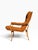 Wood Pair of Mid-Century Modern Bentwood Lounge Chairs | Scandinavian Style | New Burnt Orange Tufted Upholstery | C. 1970s For Sale - Image 7 of 10