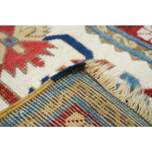 Antique Caucasian Talish Rug 5'1'' X 10'11'' For Sale - Image 11 of 12