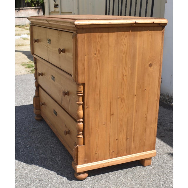 Pine Chest of Three Drawers, Hungary For Sale In Baltimore - Image 6 of 14