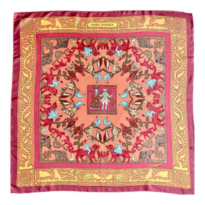 Hermès Silk Scarf Early America by Françoise De La Perrière. 1984