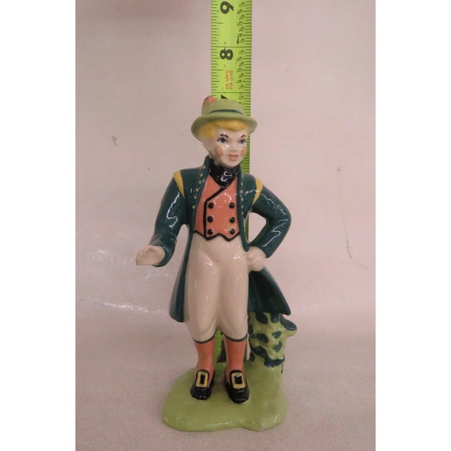 Mid-Century Modern Ceramic Arts Studio Madison Wi Green Swedish Man Figurine For Sale - Image 3 of 12