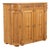 19th Century Swedish Pine Sideboard With Curved Sides For Sale