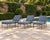 Neoclassical Set of Three Mario Papperzini Style Wrought Iron Chaise Longues For Sale - Image 3 of 18