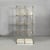Space Age Italian Bookcase with Lamp in Acrylic Glass and Metal, 1970s For Sale - Image 3 of 17