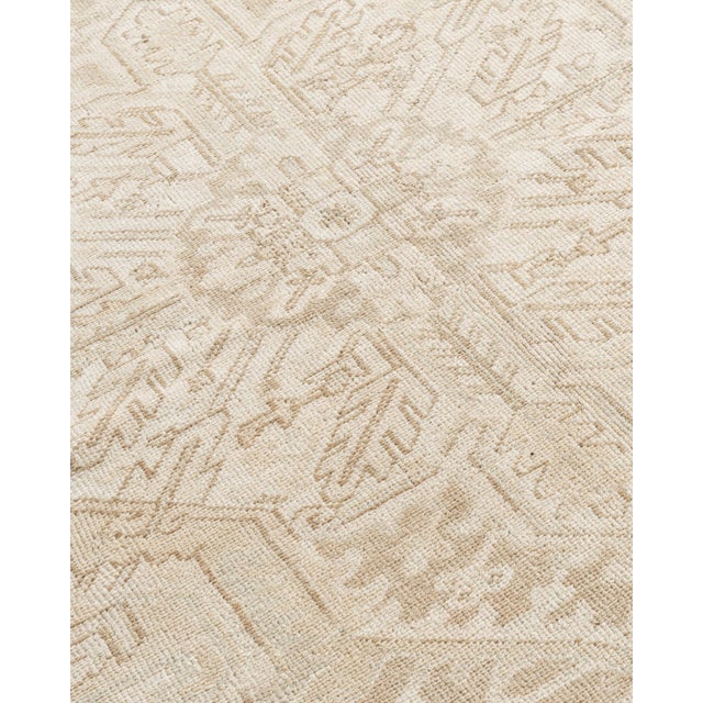 1920s Antique Heriz Area Rug 10ft 8in X 13ft 5in For Sale - Image 5 of 10