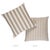 Contemporary Schumacher Hanson I/O Stripe 18" Pillow In Sand For Sale - Image 3 of 5